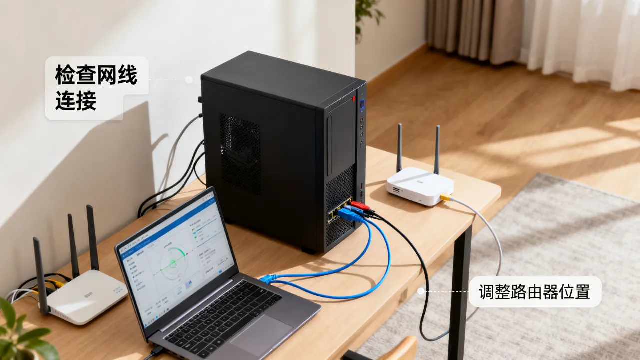 家里小型服务器网速慢怎么办，家庭服务器网络提速方法