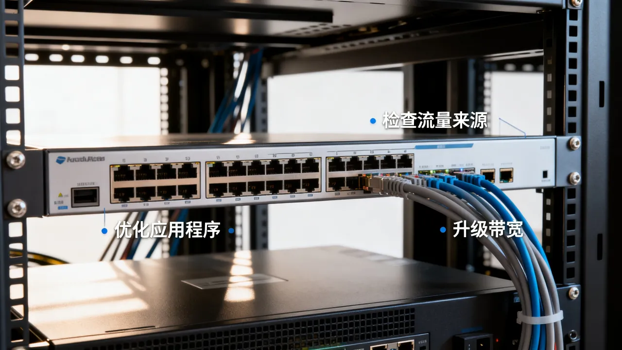服务器宽带跑满怎么办？服务器带宽跑满怎么解决？