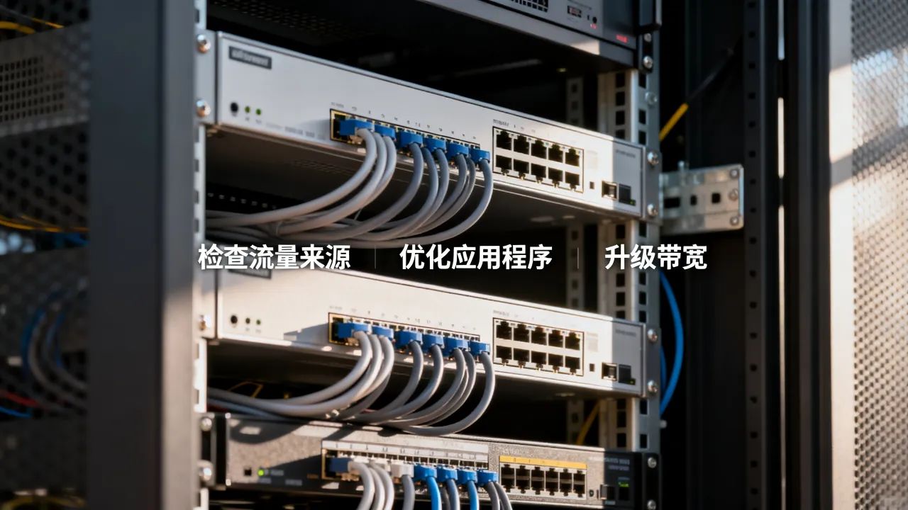 服务器宽带跑满怎么办？服务器带宽跑满怎么解决？