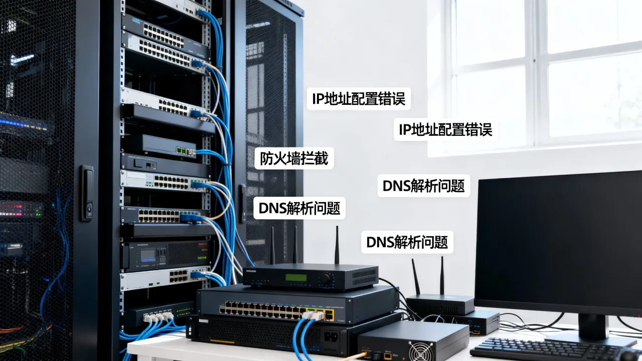 为什么用IP无法访问服务器，服务器IP无法访问怎么解决？