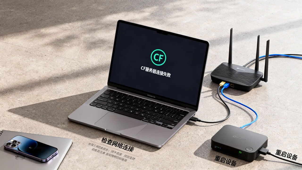 CF为什么服务器连接失败？网络连接超时怎么解决