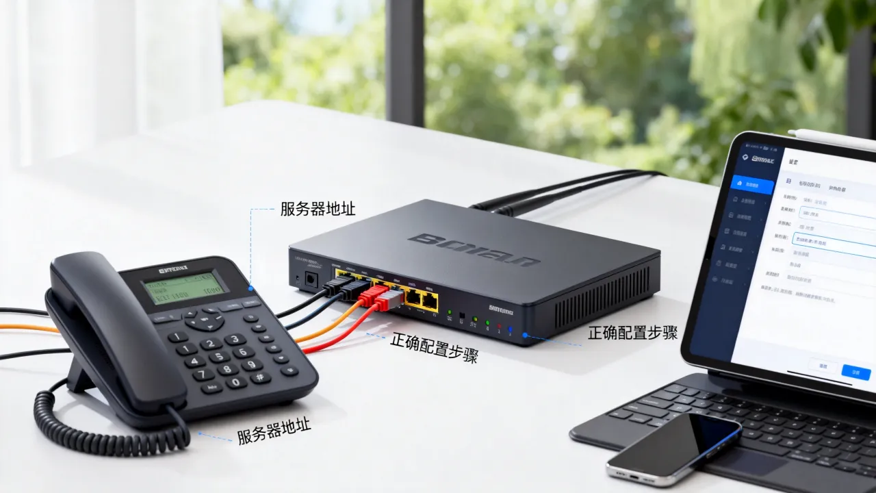 宽带电话服务器地址是什么，具体如何正确设置