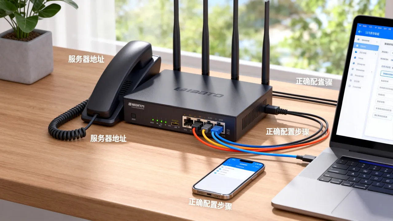 宽带电话服务器地址是什么，具体如何正确设置
