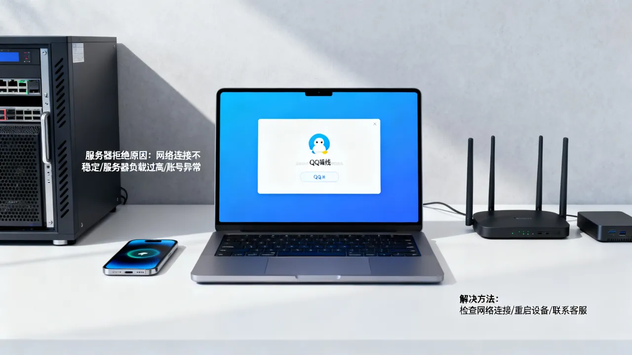 为什么QQ离线经常被服务器拒绝，服务器拒绝原因及解决方法