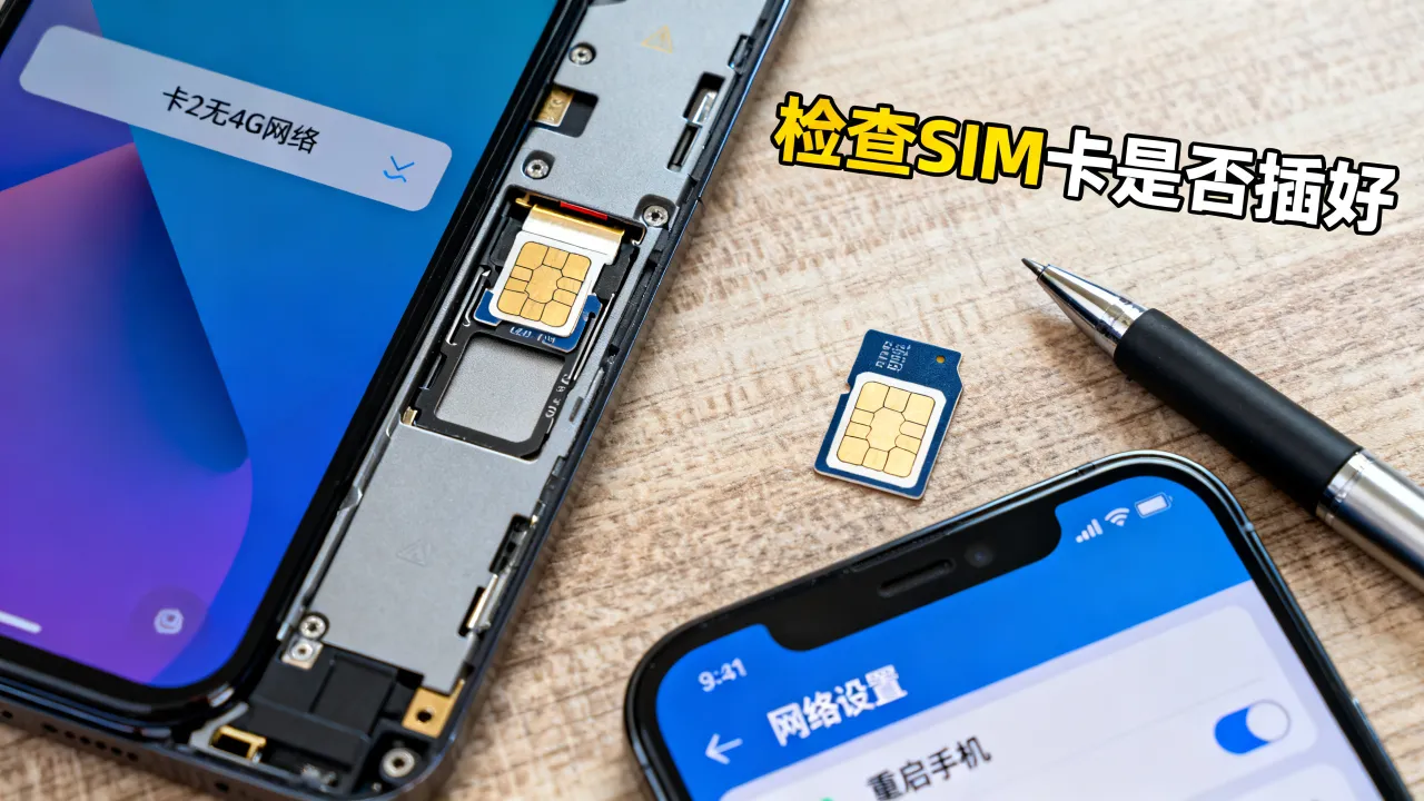 为什么卡2用不了4G网络连接服务器，卡2无法连接4G网络怎么解决
