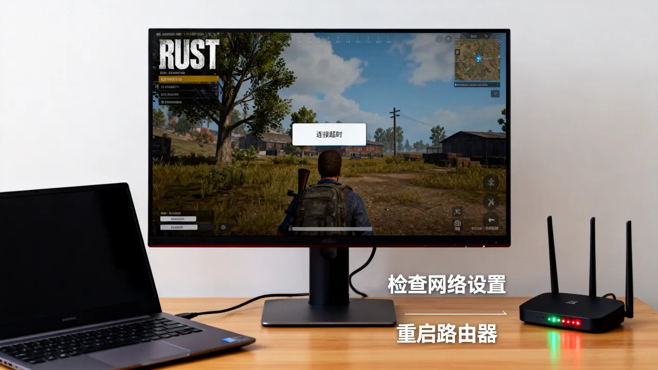 rust为什么连接不到服务器，游戏进不去提示连接超时怎么办？