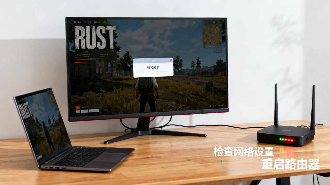 rust为什么连接不到服务器，游戏进不去提示连接超时怎么办？