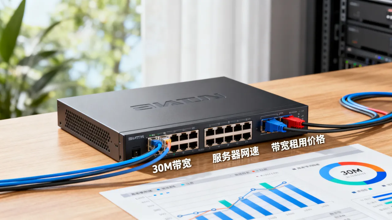 30M带宽服务器网速多少钱？，带宽租用价格贵不贵？