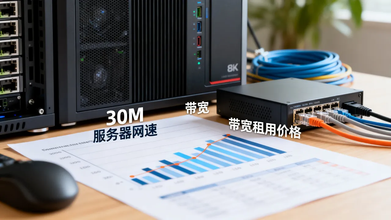 30M带宽服务器网速多少钱？，带宽租用价格贵不贵？