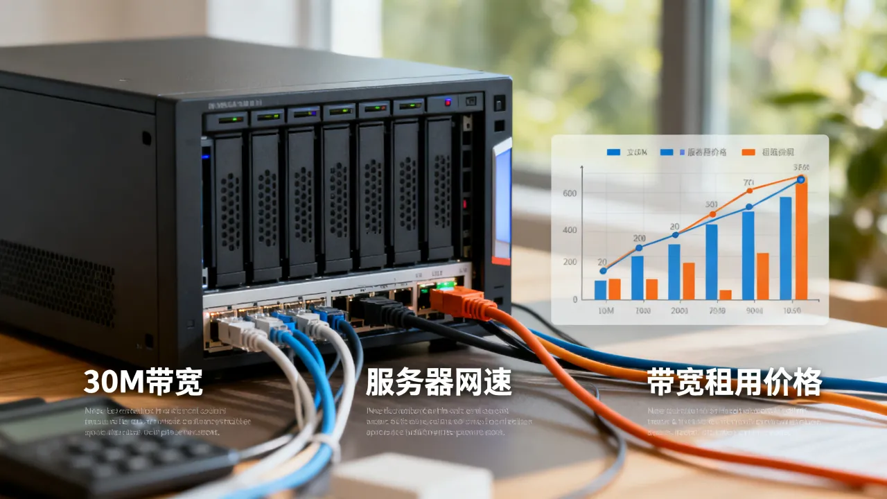 30M带宽服务器网速多少钱？，带宽租用价格贵不贵？