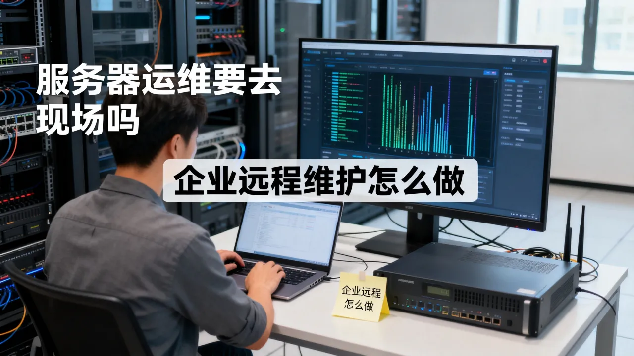 服务器运维要去现场吗，企业远程维护怎么做？