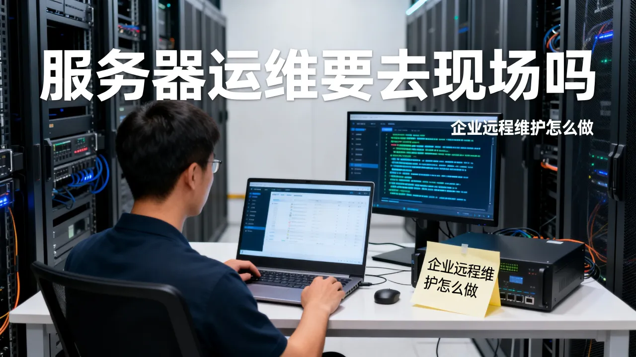 服务器运维要去现场吗，企业远程维护怎么做？