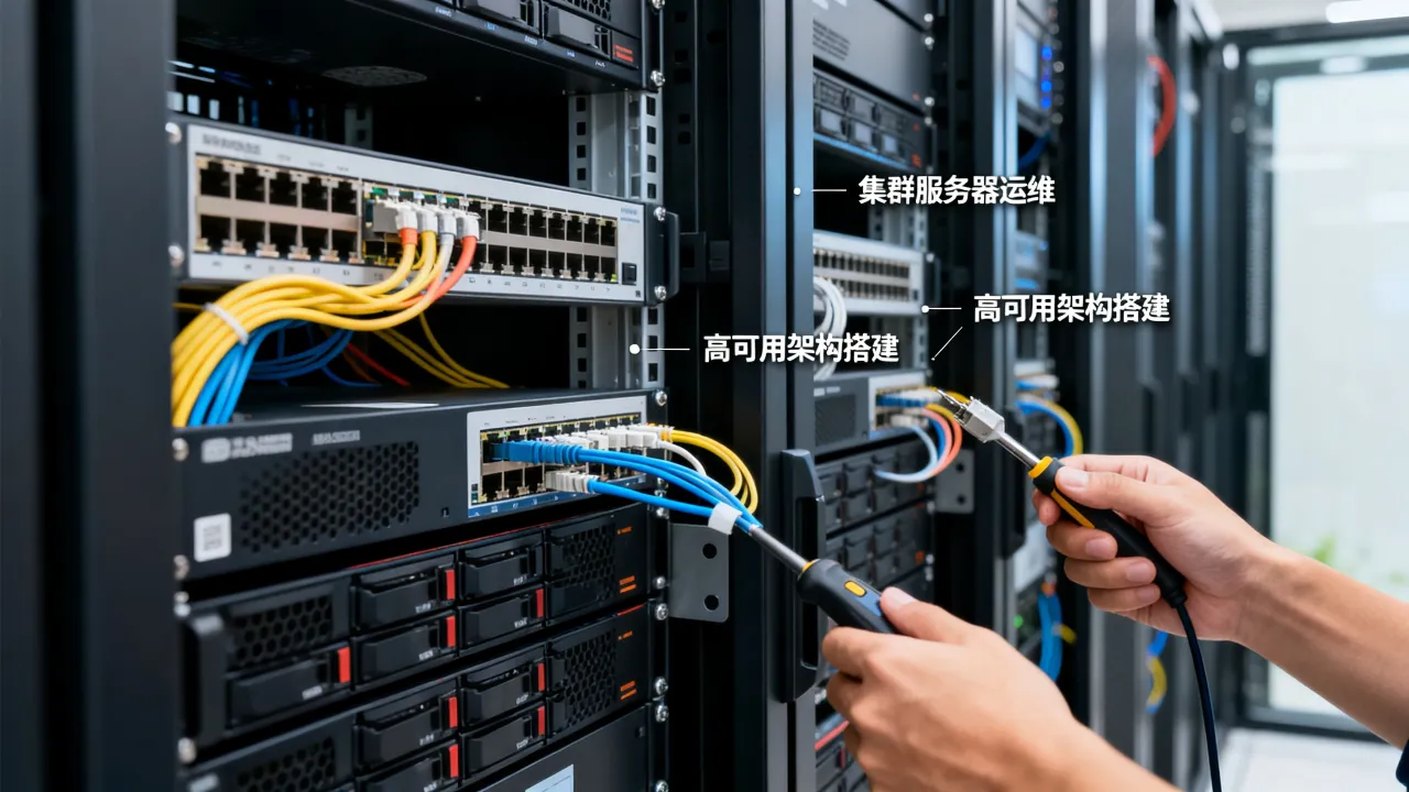 集群服务器运维怎么做，高可用架构如何搭建？