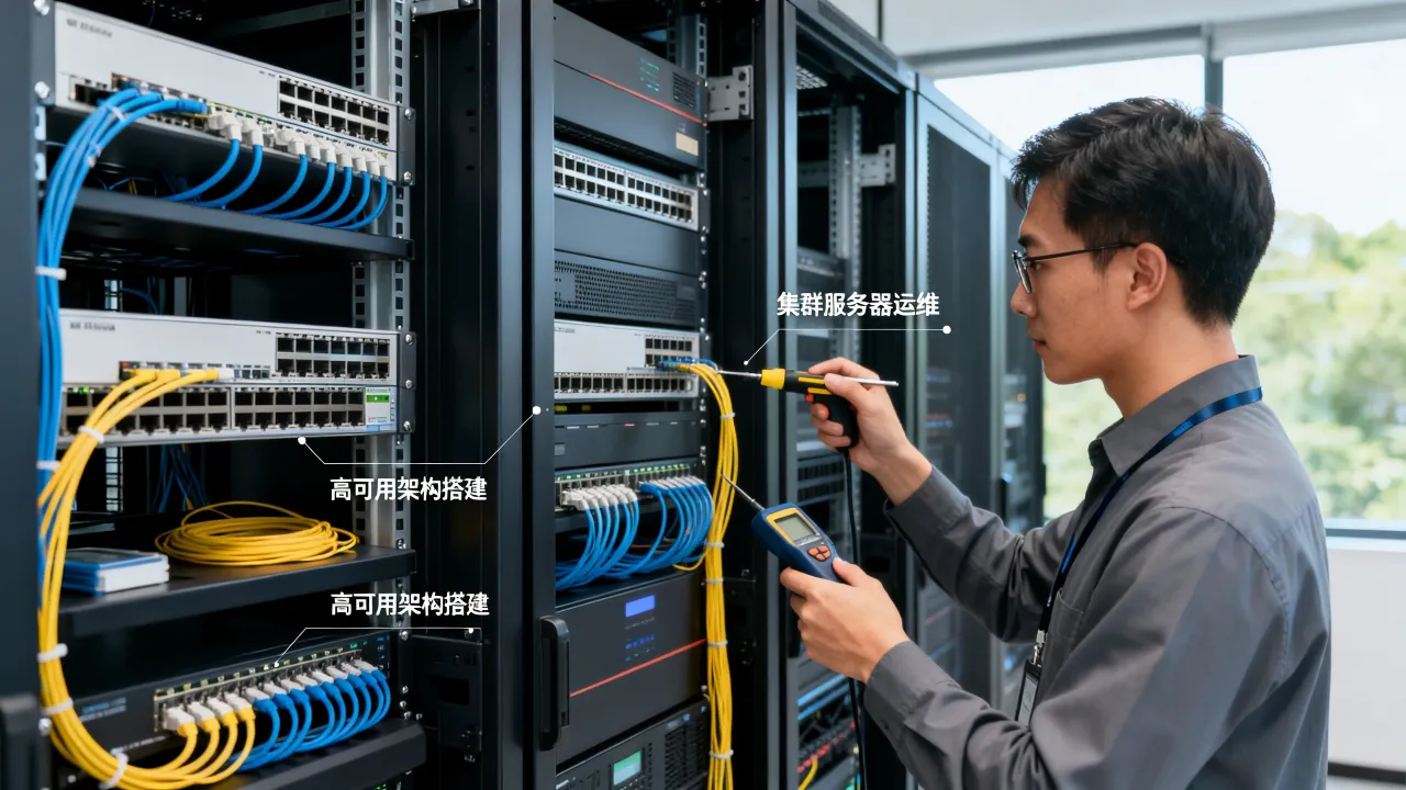 集群服务器运维怎么做，高可用架构如何搭建？