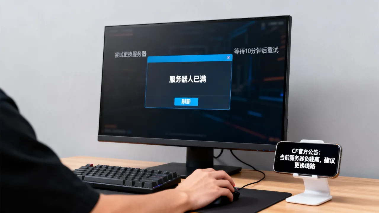 为什么上cf时显示服务器人已满,cf服务器人满进不去怎么办? 为什么上cf时显示服务器人已满,cf服务器人满进不去怎么办?