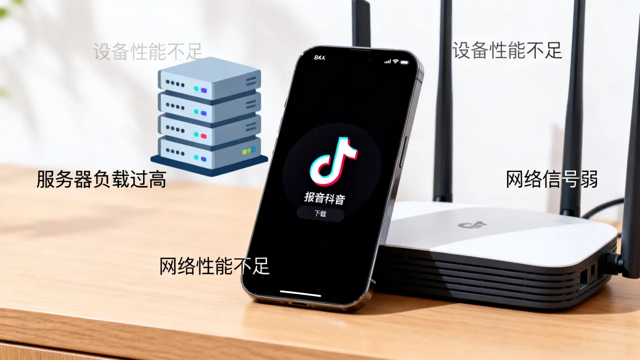 抖音服务器网速慢是什么原因，抖音网速慢怎么解决