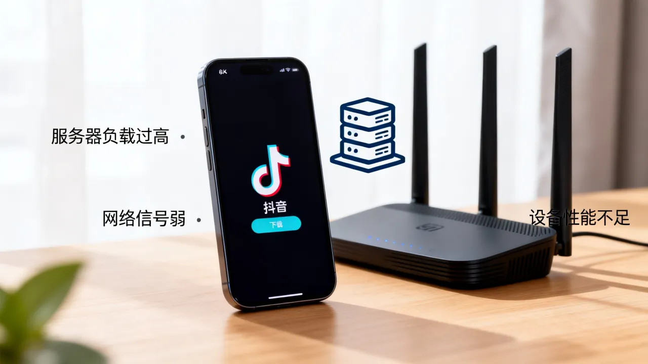 抖音服务器网速慢是什么原因，抖音网速慢怎么解决