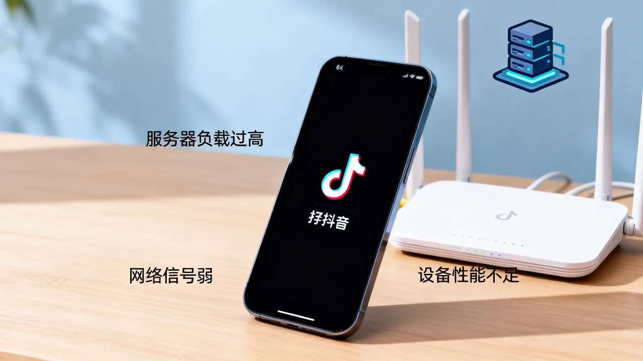 抖音服务器网速慢是什么原因，抖音网速慢怎么解决