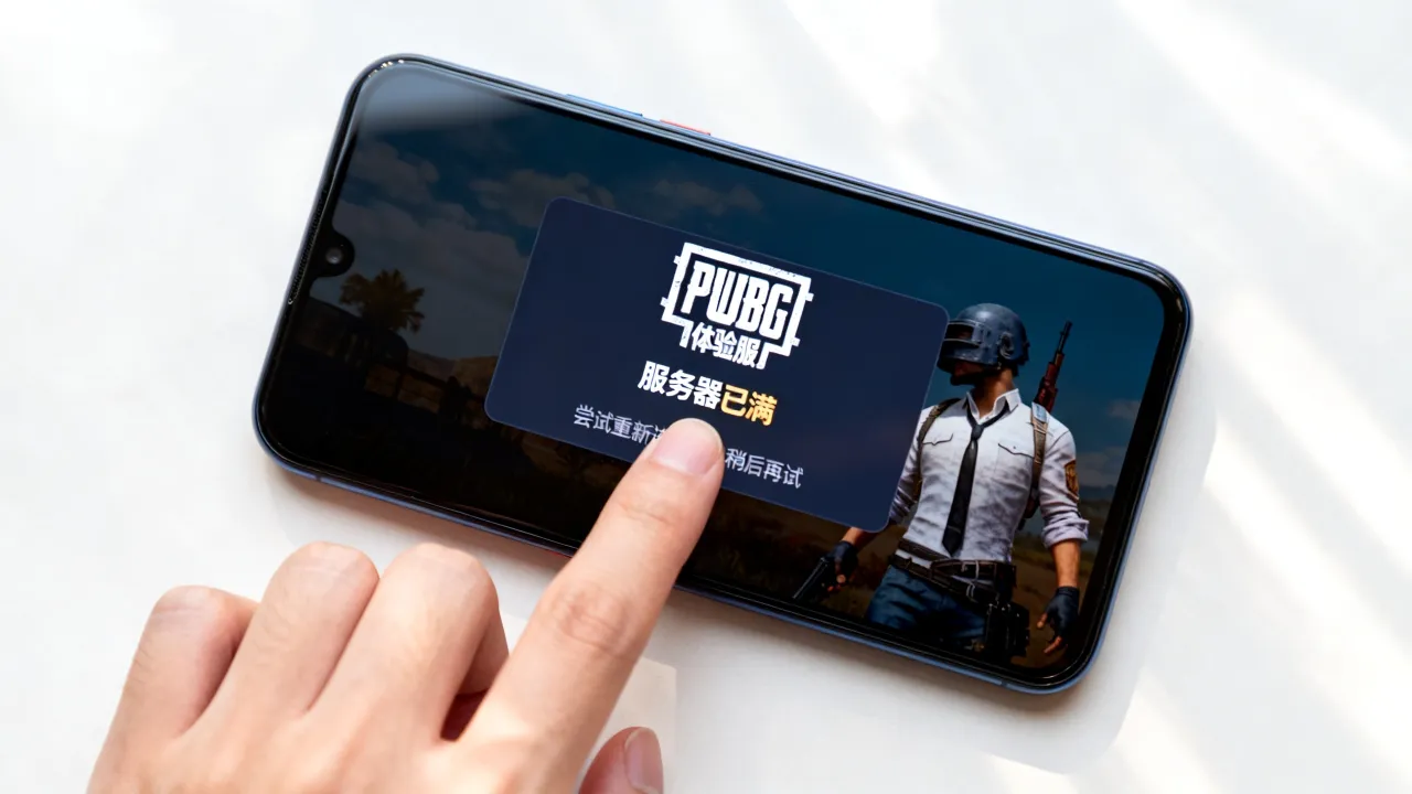 PUBG体验服为什么显示服务器已满，服务器已满进不去怎么办