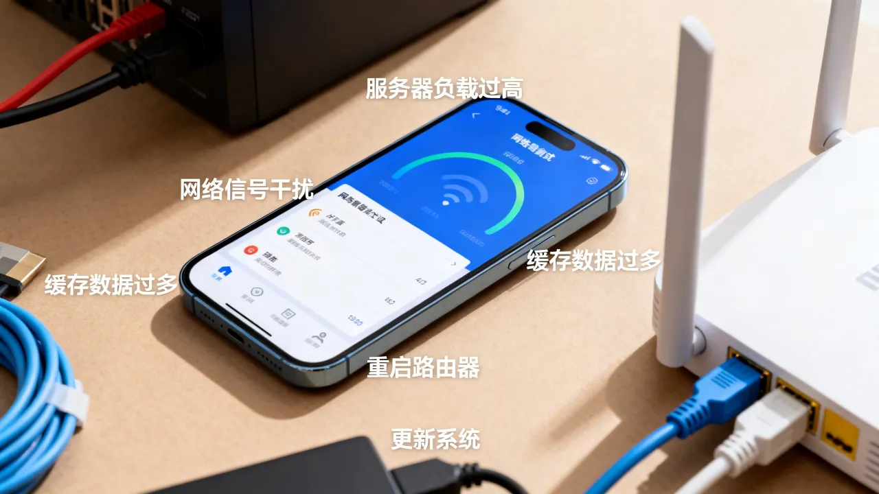 手机服务器网速慢是什么原因导致的,怎么解决网速慢的问题?