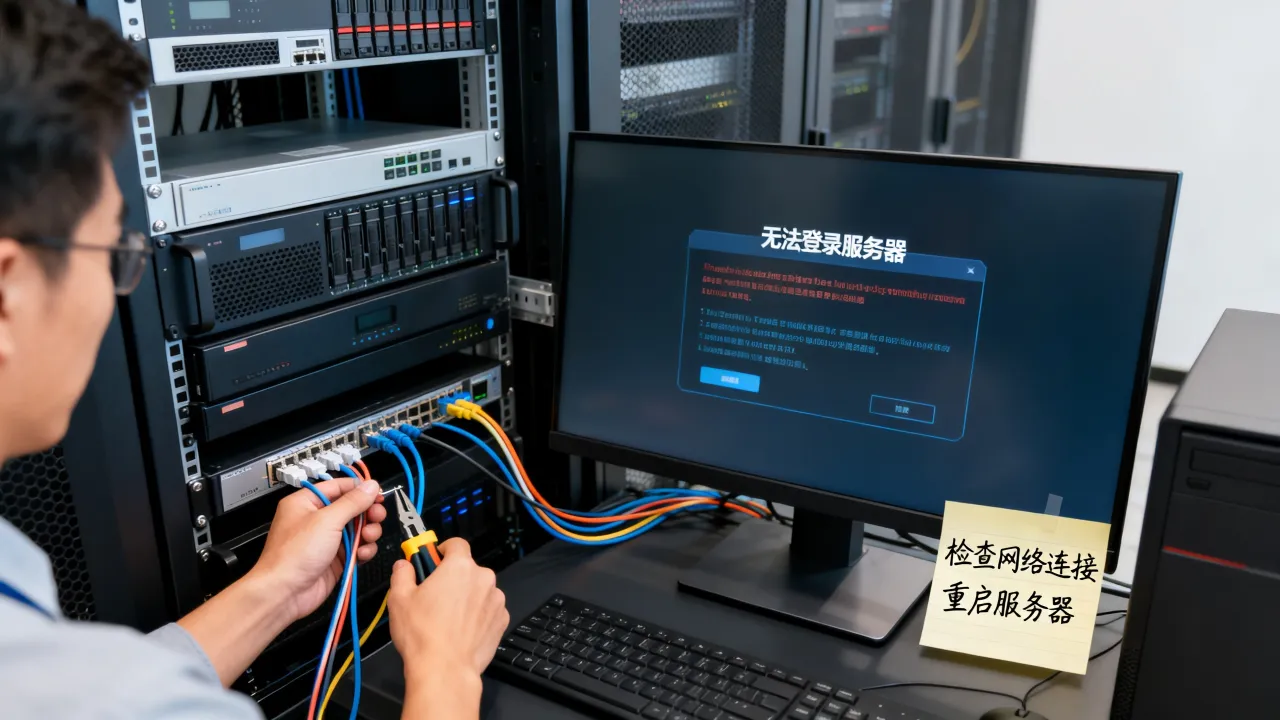 为什么服务器无法登录，服务器无法登录怎么解决？