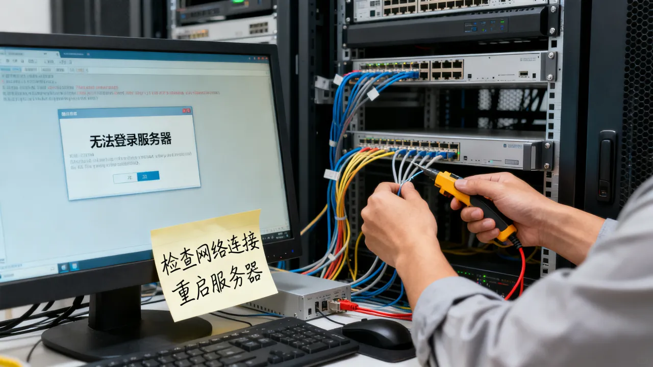 为什么服务器无法登录，服务器无法登录怎么解决？