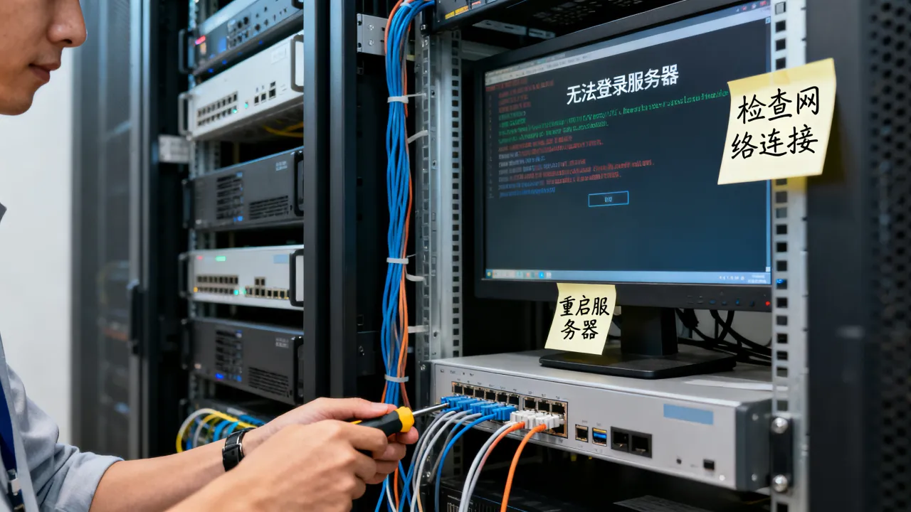 为什么服务器无法登录，服务器无法登录怎么解决？