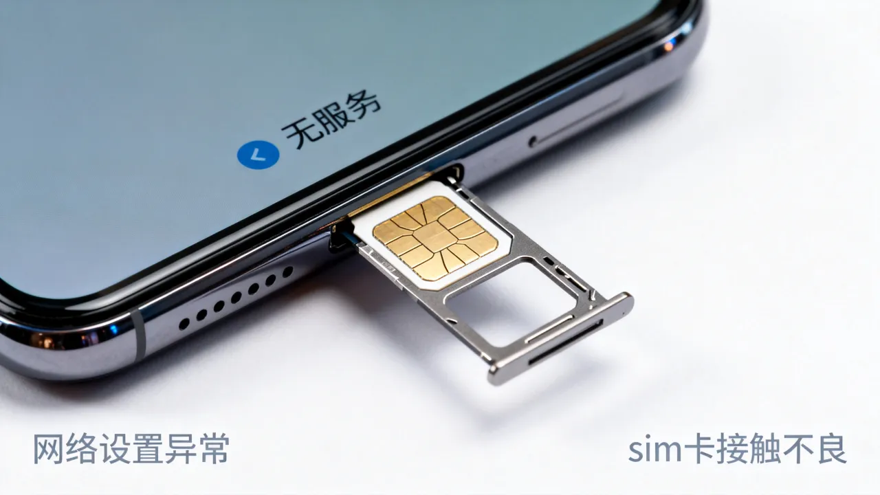 为什么装了sim卡还是无服务器，sim卡无服务器怎么回事？