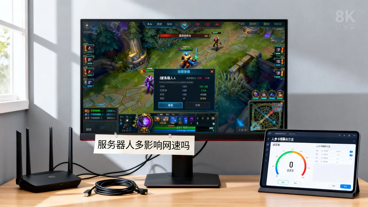 lol服务器人多后会影响网速吗，英雄联盟人多卡顿怎么解决