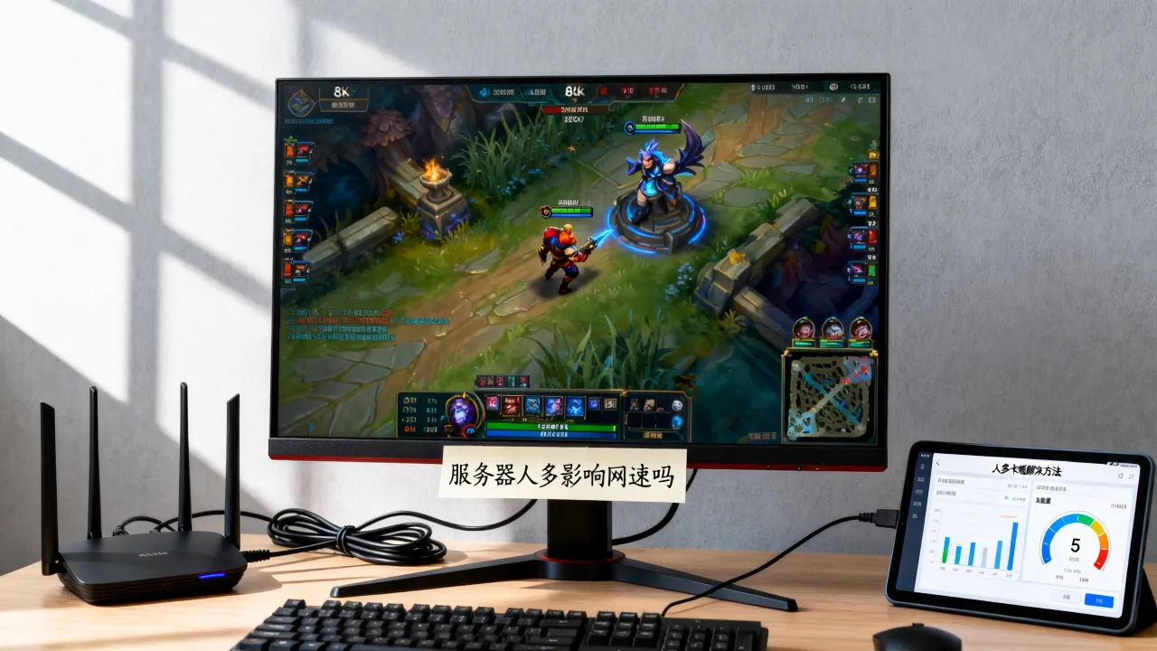 lol服务器人多后会影响网速吗，英雄联盟人多卡顿怎么解决
