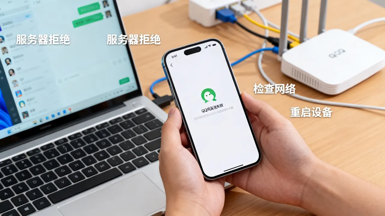 为什么QQ离线发送服务器拒绝，离线发送失败怎么解决？