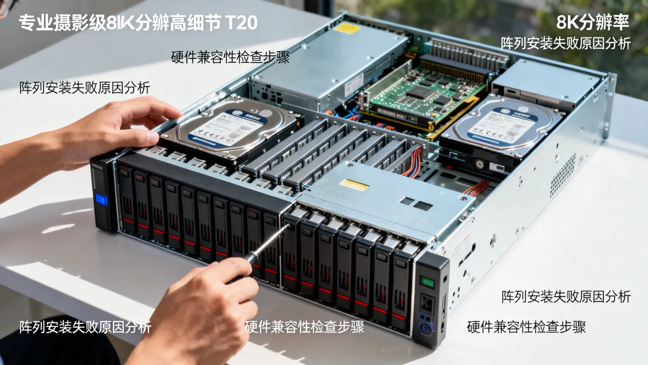 为什么T20服务器装不了阵列，T20服务器装不了阵列怎么办？