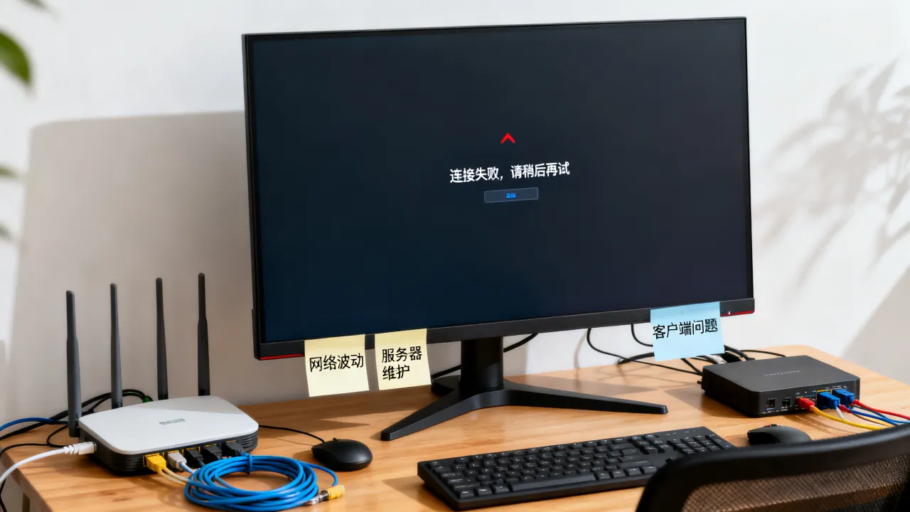csol服务器连接为什么失败请稍后再试，原因是什么？