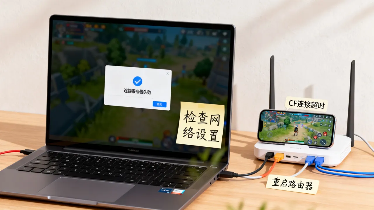 CF为什么连接服务器失败？连接超时怎么办