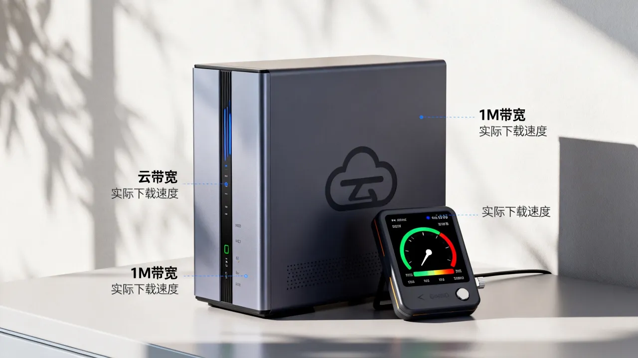 云服务器1m带宽网速够用吗，实际下载速度有多快？