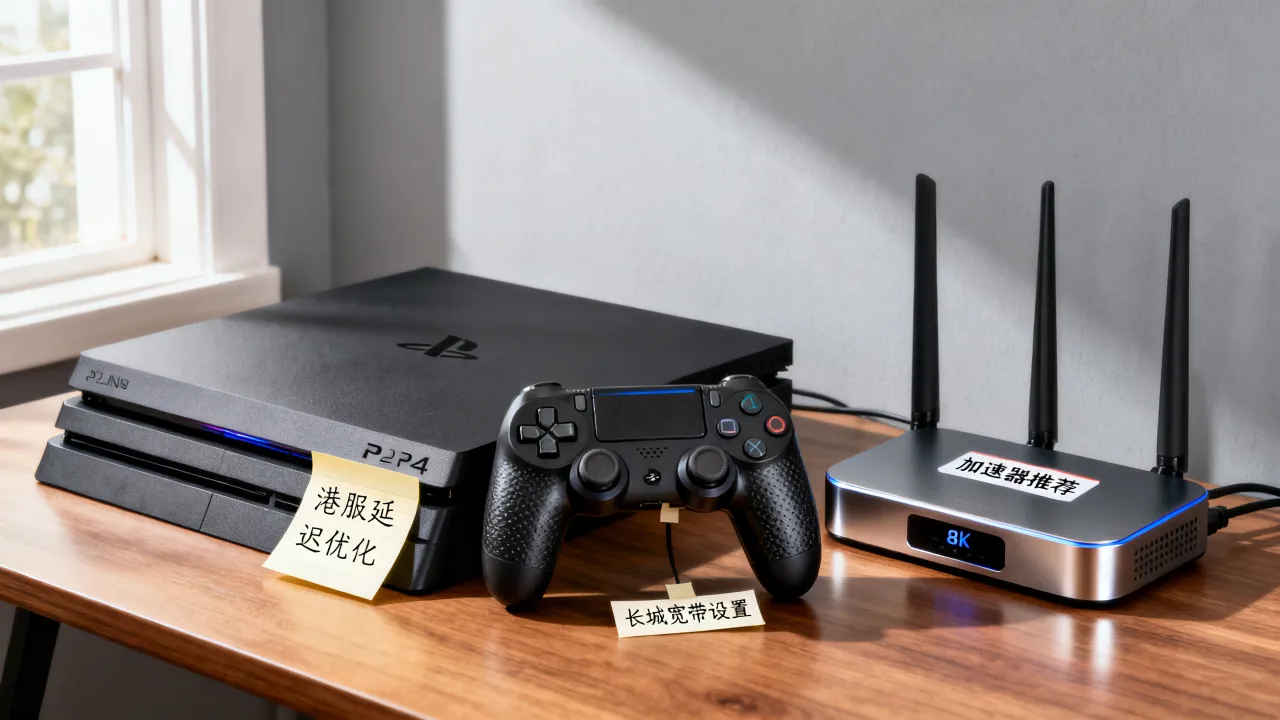 PS4长城宽带连港服服务器延迟高怎么办，用什么加速器好