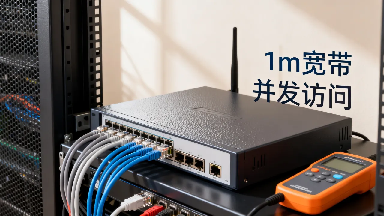 服务器1m宽带网速够用吗，1m带宽能带多少并发访问？