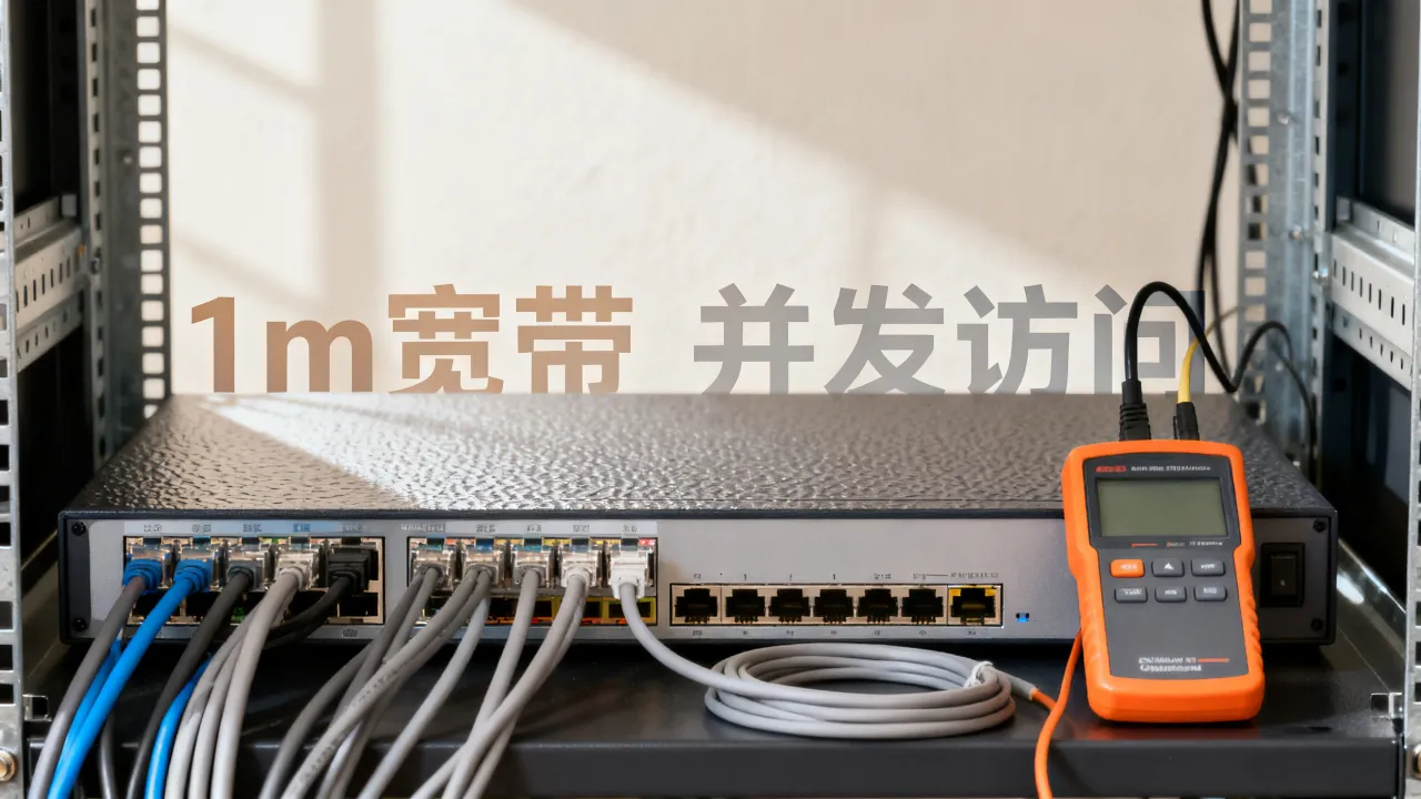 服务器1m宽带网速够用吗，1m带宽能带多少并发访问？