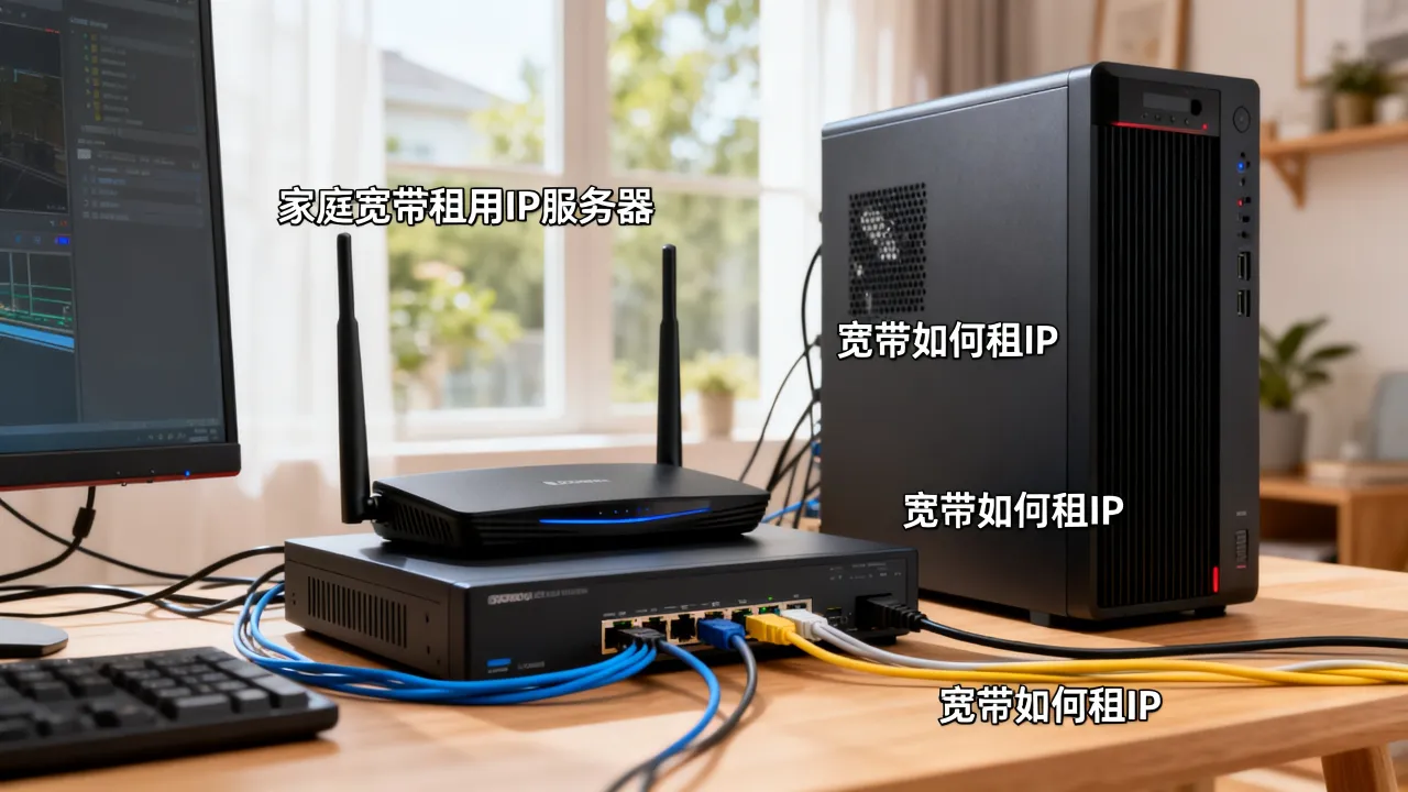 宽带怎么租ip服务器，家庭宽带可以租用服务器IP吗？