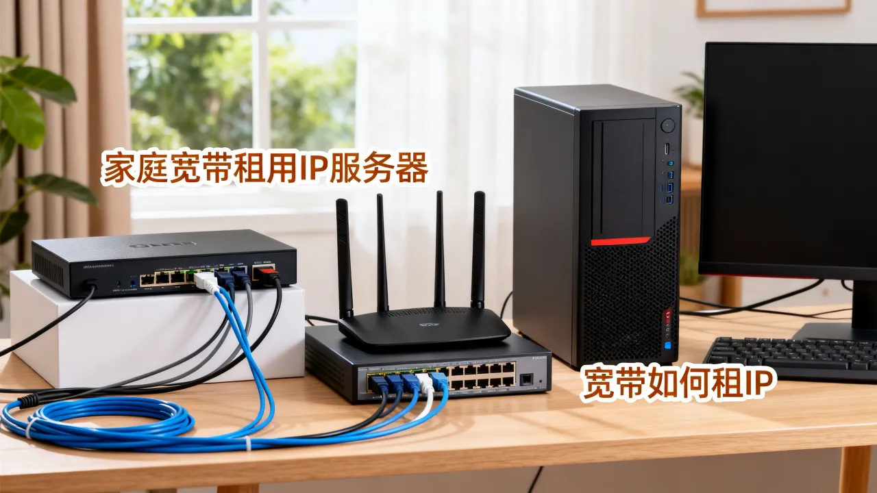 宽带怎么租ip服务器，家庭宽带可以租用服务器IP吗？
