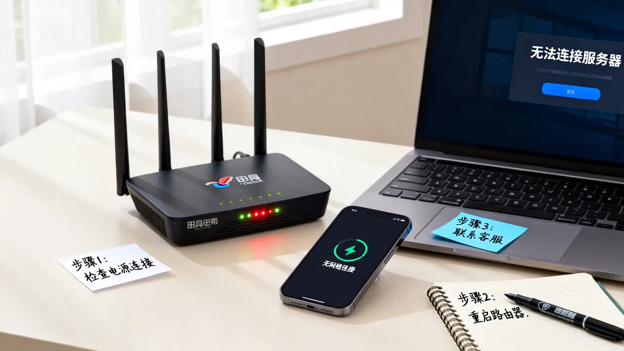 天翼宽带wifi服务器异常怎么解决？原因和解决方法