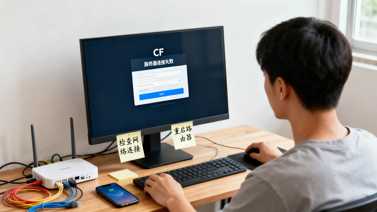 为什么cf进不去服务器页面，cf服务器连接失败怎么办