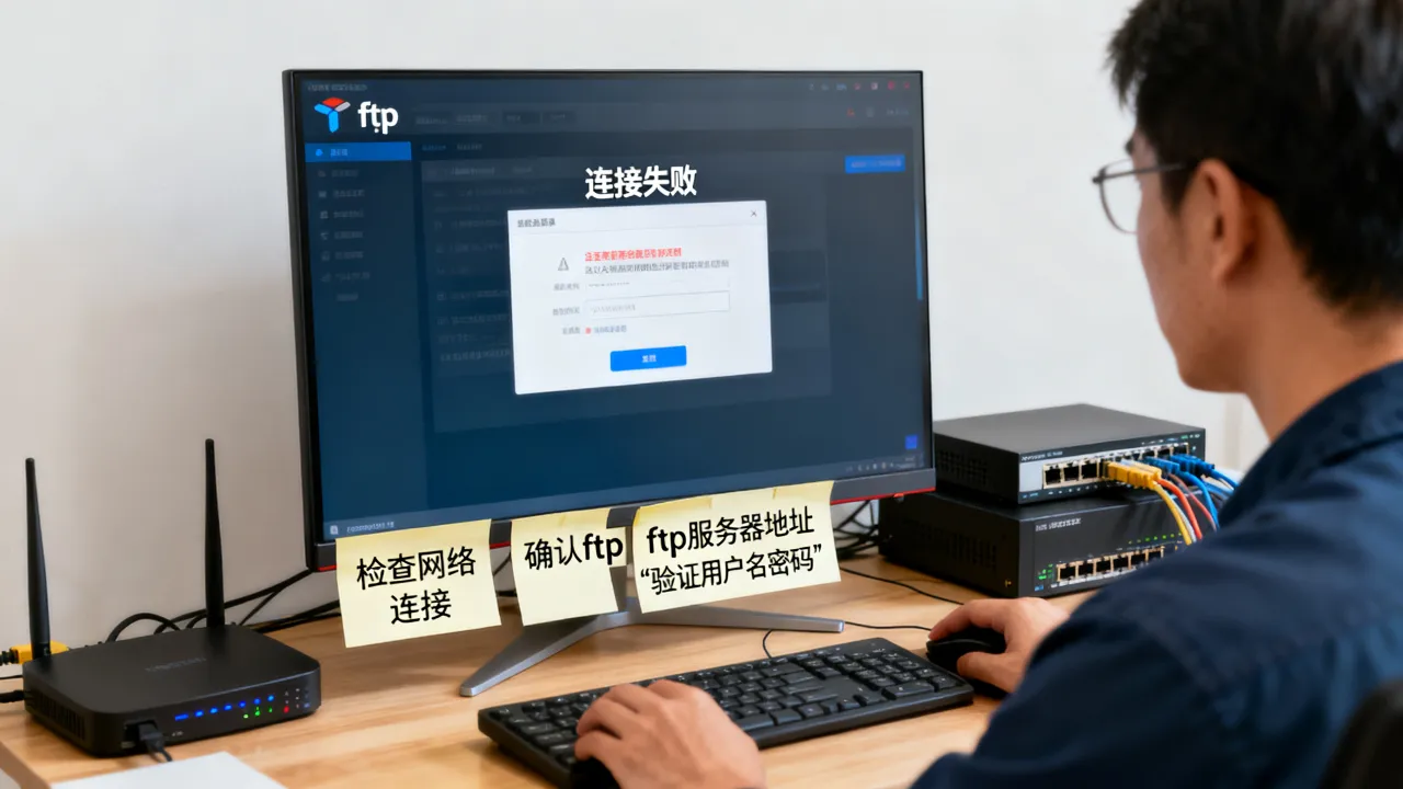 为什么ftp服务器无法登录失败，ftp连接不上怎么解决