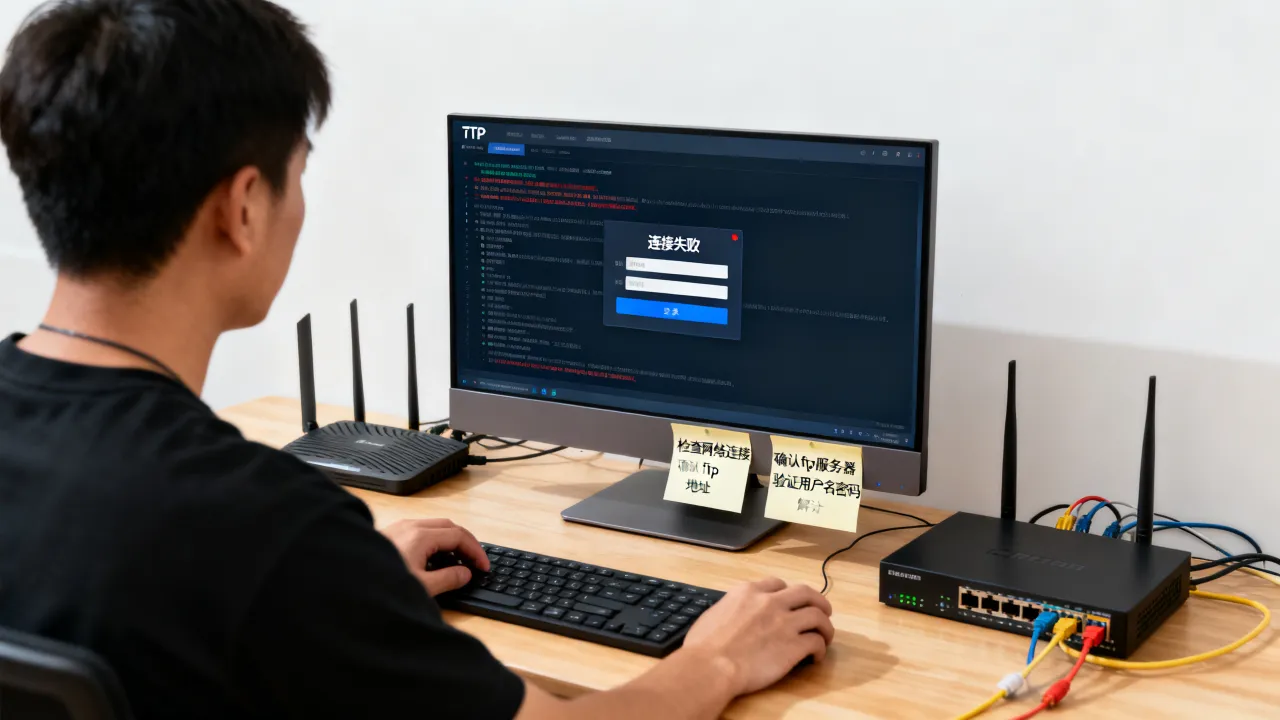 为什么ftp服务器无法登录失败，ftp连接不上怎么解决