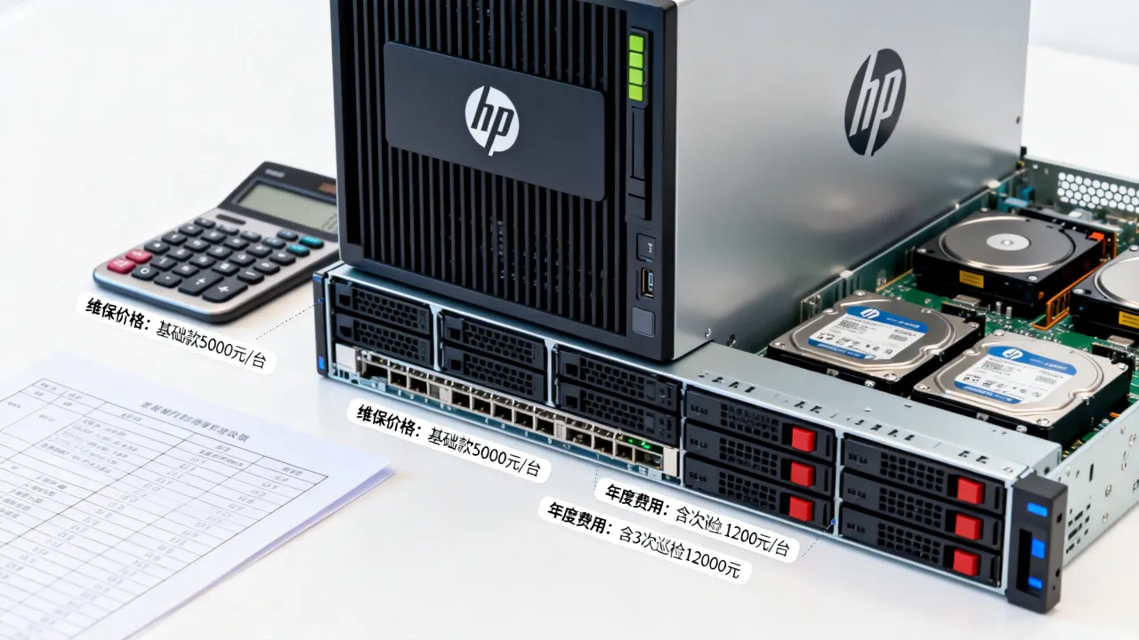 惠普服务器维保价格是多少？，惠普服务器年度维保费用怎么算