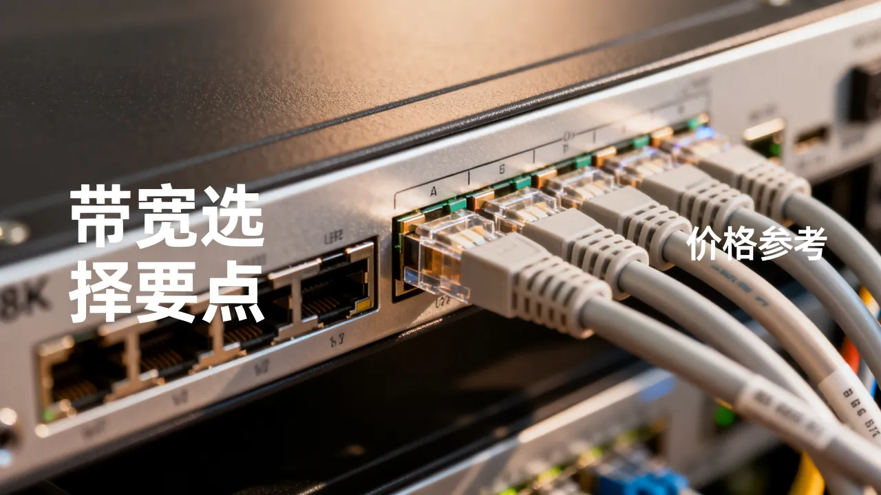 购买服务器宽带怎么选，服务器宽带多少钱一年？