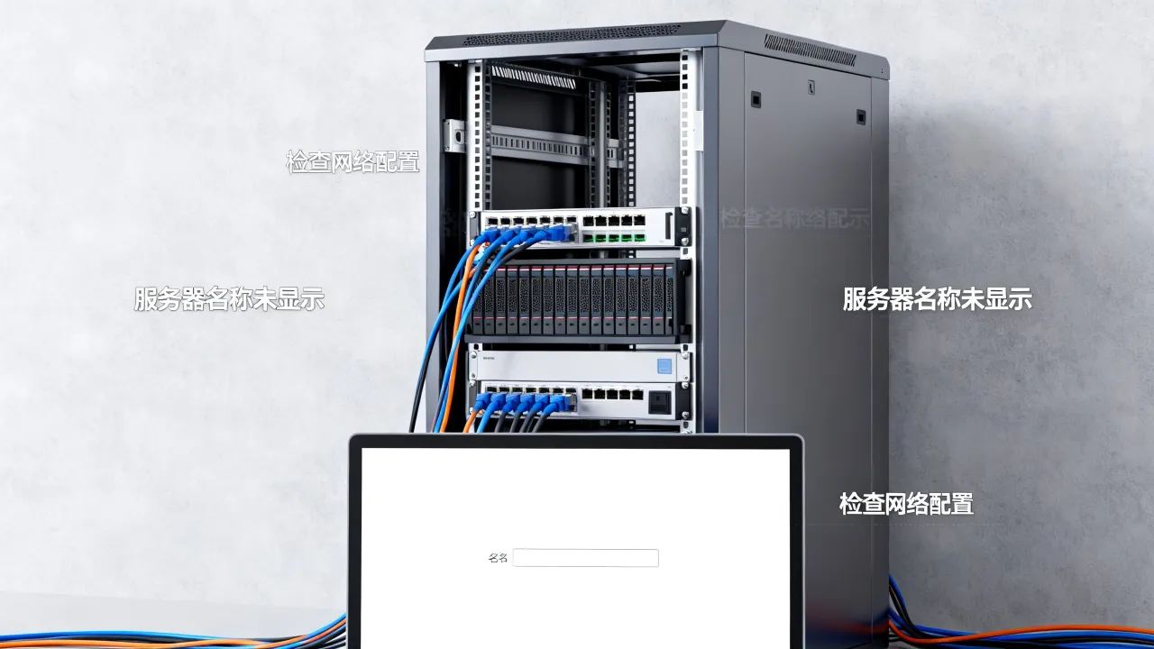 为什么没有服务器名称，服务器名称不显示是什么原因