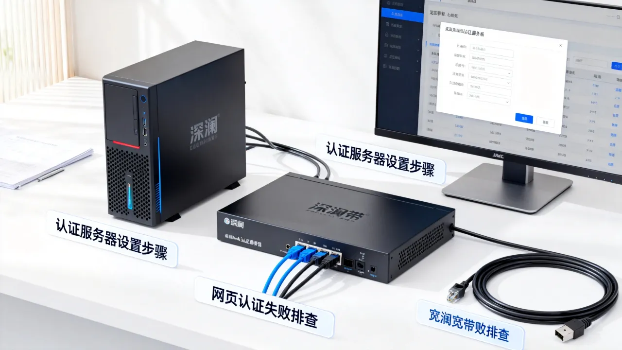 深澜宽带认证服务器怎么设置，网页认证失败解决方法