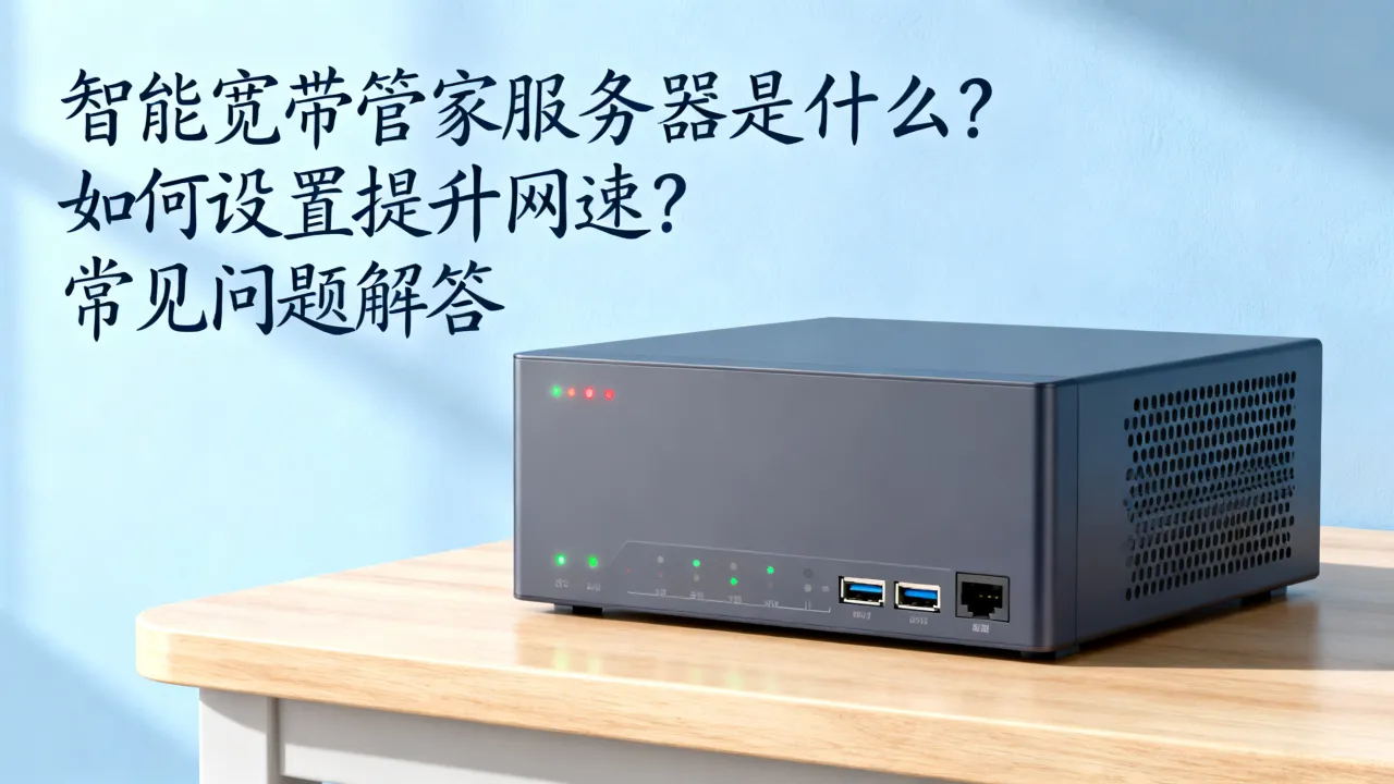 智能宽带管家服务器是什么？如何设置才能提升网速，常见问题解答