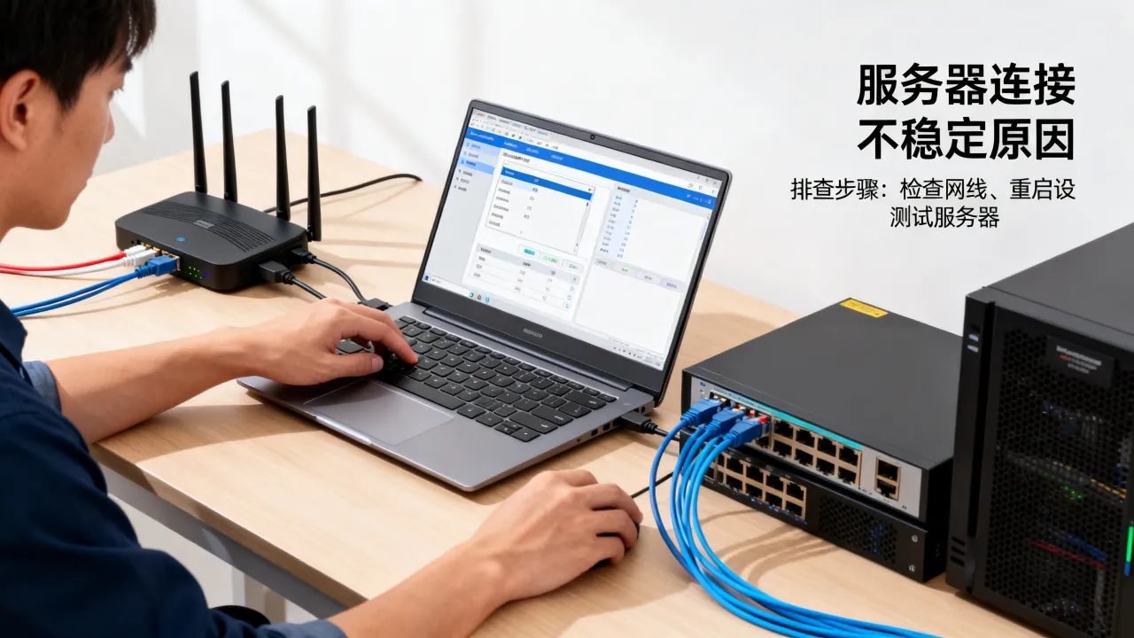 接服务器的网速不稳定怎么办，是什么原因导致的？